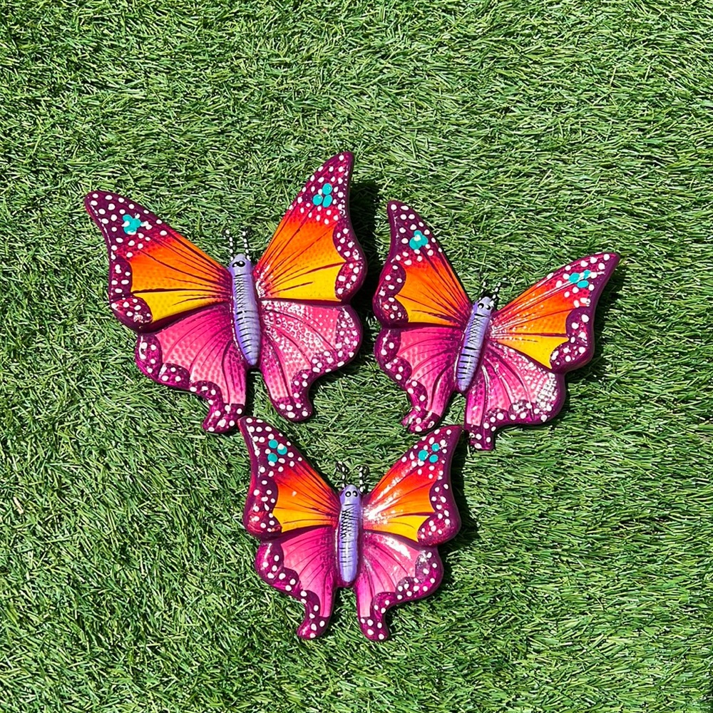 Set of 3 Butterflies (Wall decor)